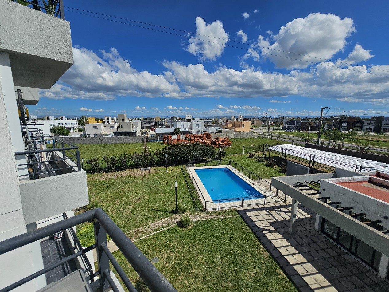 2 Dormitorios c/Cochera Propia Incluida/ Vista abierta, Pileta y SUM