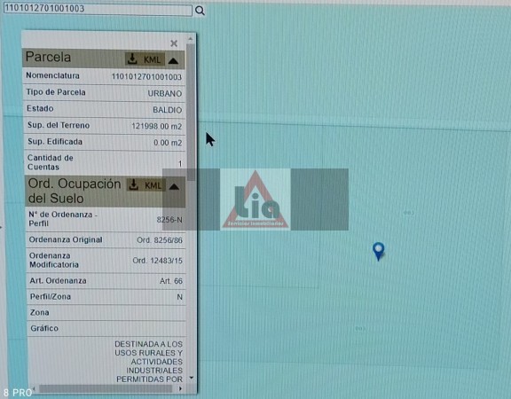 12 HECTÁREAS ALTURA FINCAS DEL SUR - POR CAMINO 60 CUADRAS-