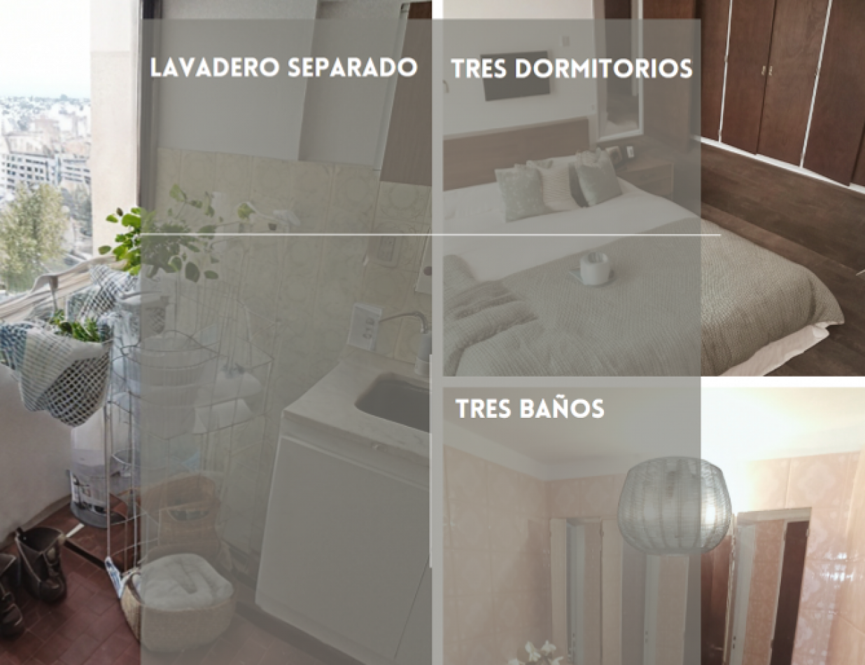 SEMIPISO DE 3 DORMITORIOS C/COCHERA + DEPENDENCIA - COLON 845 - EDIFICIO ALAS II-