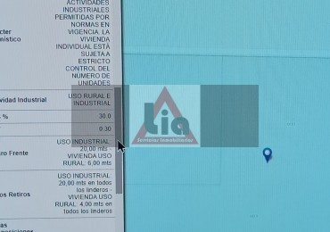 12 HECTÁREAS ALTURA FINCAS DEL  SUR - POR CAMINO 60 CUADRAS-